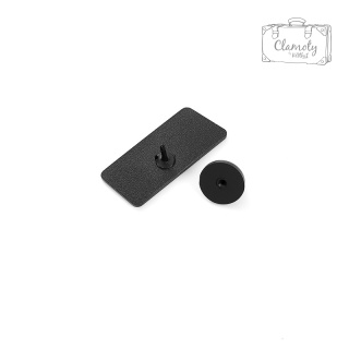 Przypinka Metal Napis Maybe Yes & No No & Yes Pin