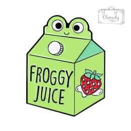Przypinka Metal Froggy Juice Żabkowy Sok Pin