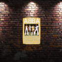 Tablica Ozdobna Blacha ABBA Live Koncert Retro Vintage