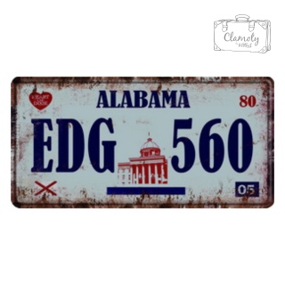 Tablica Ozdobna Blacha Alabama EDG 560 Retro Vintage