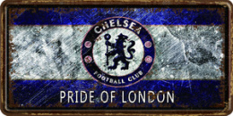 Tablica Ozdobna Blacha Chelsea Pride Of London Retro Vintage