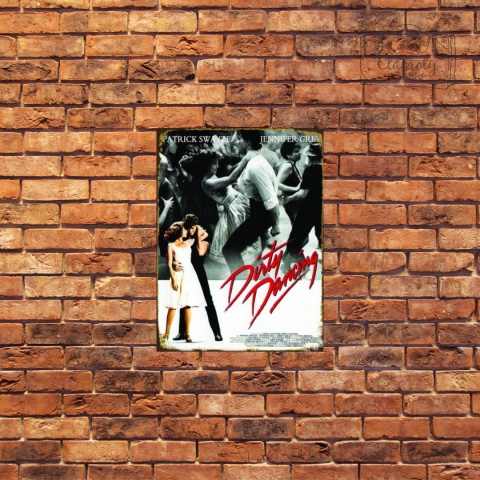 Tablica Ozdobna Blacha Dirty Dancing Film Movies Retro Vintage