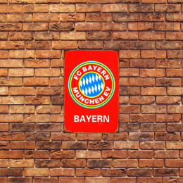 Tablica Ozdobna Blacha F.C. Bayern Munchen Retro Vintage