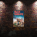 Tablica Ozdobna Blacha Iron Maiden British Band Retro Vintage