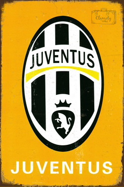 Tablica Ozdobna Blacha Juventus Football Club Retro Vintage