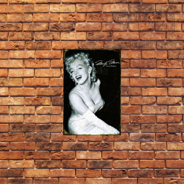 Tablica Ozdobna Blacha Marilyn Monroe Smile Retro Vintage