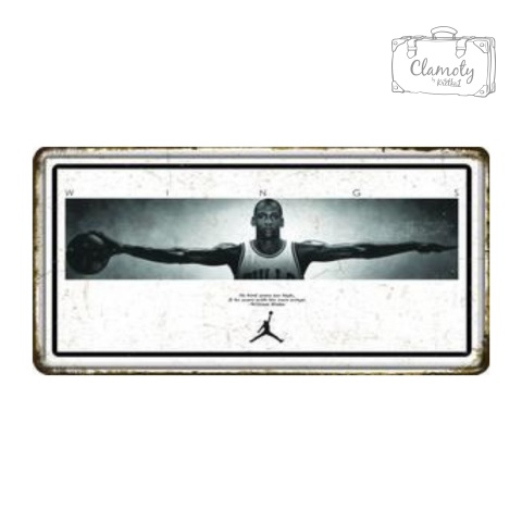 Tablica Ozdobna Blacha Michael Jordan Retro Vintage
