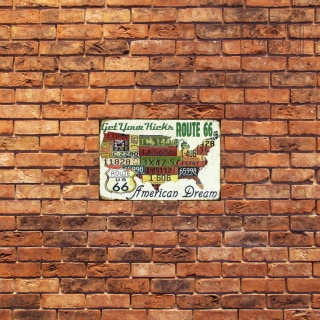 Tablica Ozdobna Blacha American Dream Route 66 Retro Vintage