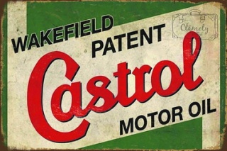 Tablica Ozdobna Blacha Castrol Motor Oil Retro Vintage