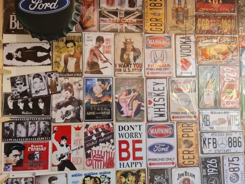 Tablica Ozdobna Blacha Diego Maradona Argentyna Retro Vintage