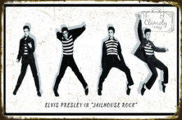 Tablica Ozdobna Blacha Elvis Presley Jailhouse Rock Singer Picture Retro Vintage