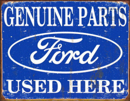 Tablica Ozdobna Blacha Genuine Parts Ford Retro Vintage