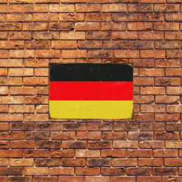 Tablica Ozdobna Blacha German Flag Niemcy Retro Vintage