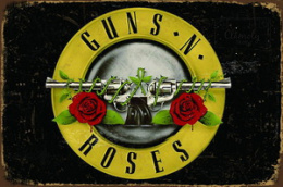 Tablica Ozdobna Blacha Guns N' Roses Band Retro Vintage