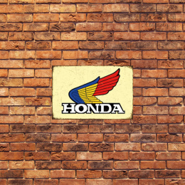 Tablica Ozdobna Blacha Honda Logo Japan Motors Retro Vintage