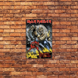 Tablica Ozdobna Blacha Iron Maiden Heavy Metal Band Retro Vintage
