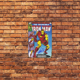 Tablica Ozdobna Blacha Iron Man Comics Marvel Retro Vintage