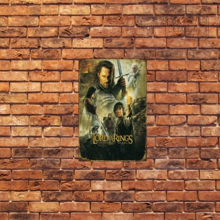 Tablica Ozdobna Blacha Lord Of The Rings Film Retro Vintage