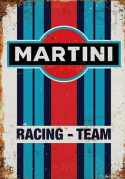 Tablica Ozdobna Blacha Martini Racing Team Retro Vintage