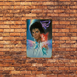 Tablica Ozdobna Blacha Michael Jackson Singer Retro Vintage