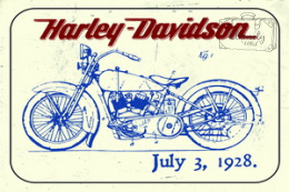 Tablica Ozdobna Blacha Motor Harley Davidson 1928 Retro Vintage