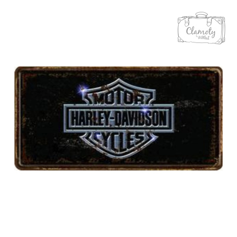 Tablica Ozdobna Blacha Motor Harley Davidson USA Retro Vintage