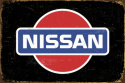 Tablica Ozdobna Blacha Nissan Japan Auto Retro Vintage