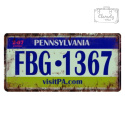 Tablica Ozdobna Blacha Pennsylvania FBG 1367 Retro Vintage