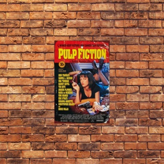 Tablica Ozdobna Blacha Pulp Fiction Film Plakat Retro Vintage