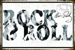 Tablica Ozdobna Blacha Rock & Roll Elvis Presley Retro Vintage