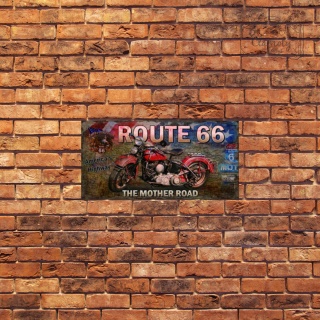 Tablica Ozdobna Blacha Route 66 The Mother Abbey Road Retro Vintage