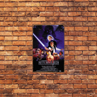 Tablica Ozdobna Blacha Star Wars Return Of The Jedi Retro Vintage