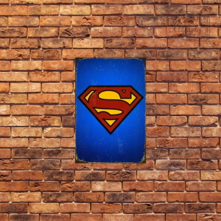 Tablica Ozdobna Blacha Superman Superhero Retro Vintage