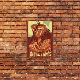 Tablica Ozdobna Blacha The Rolling Stones Old Retro Vintage