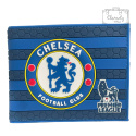 Portfel Rozkładany Niebieski Chelsea FC Suwak