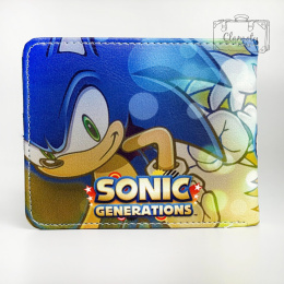 Portfel Dzieciecy Rozkładany Sonic Generation Suwak