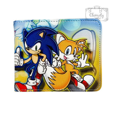 Portfel Dzieciecy Rozkładany Sonic Generation Suwak