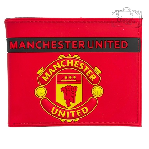 Portfel Rozkładany Czerwony Manchester United Suwak