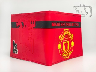 Portfel Rozkładany Czerwony Manchester United Suwak
