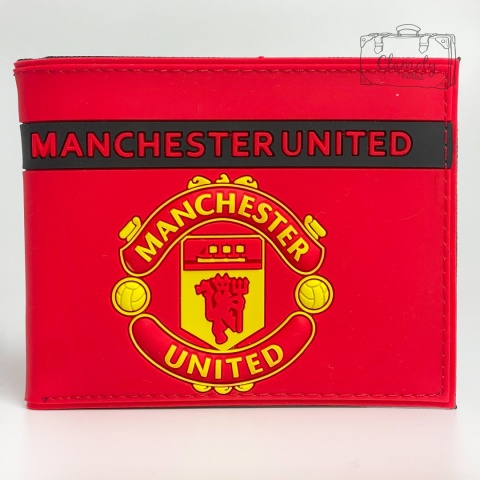 Portfel Rozkładany Czerwony Manchester United Suwak