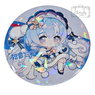 Przypinka Okrągła Hatsune Miku Anime Girl 9 Opalizująca