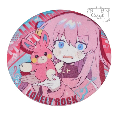 Przypinka Okrągła Lonely Rock Anime Girl