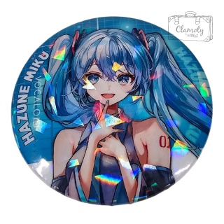Przypinka Okrągła Hatsune Miku Anime Girl Opalizująca
