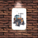 Tablica Ozdobna Blacha 20x30 cm Traktor C-385A Retro Vintage