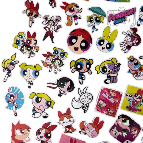Zestaw Naklejek Wlepki StickerBomb Atomówki Cartoon Network N318/609