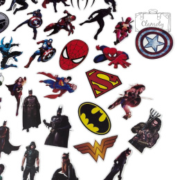 Zestaw Naklejek Wlepki StickerBomb DC & Marvel Heros N311