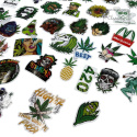 Zestaw Naklejek Wlepki StickerBomb Marihuana N353