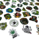 Zestaw Naklejek Wlepki StickerBomb Marihuana N353