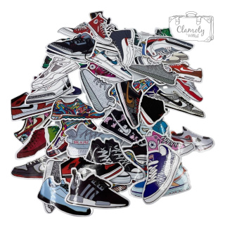 Zestaw Naklejek Wlepki StickerBomb Mix Sneakers N346