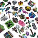 Zestaw Naklejek Wlepki StickerBomb Minecraft Creeper N364